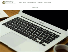 Tablet Screenshot of cjwriting.com